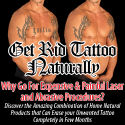 get rid tattoo naturally